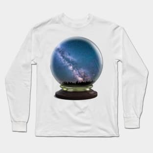 Galaxy in a Globe Long Sleeve T-Shirt